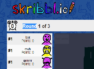 Drawing And Guessing Among Skribbl.io Max Players