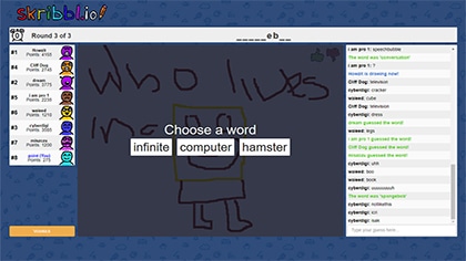 skribbl.io private room