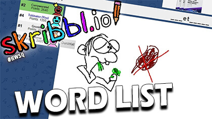 io word list skribbl skribblio guide through