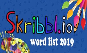 Skribbl.io Word List 2019 skribbl.io word list 2019