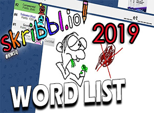 Skribblio Word List 2019