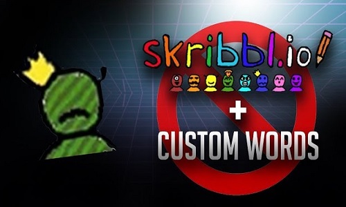 skribbl io custom word list